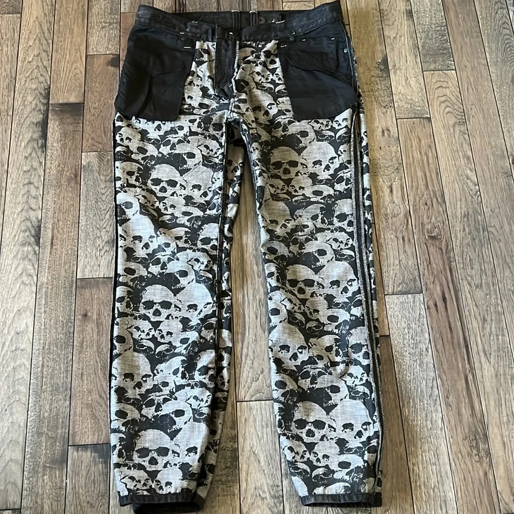 Vintage Affliction 100% cotton baggy jeans 40x34 - Picture 11 of 13